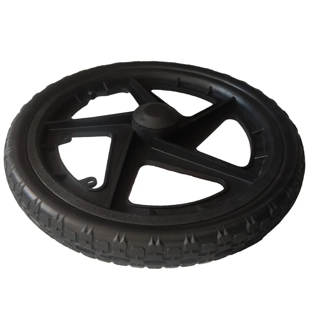 Manufacturer's Direct Supply of Wear-Resistant and High Elasticity 16 Inch PU Foam Wheel Wheelchair Accessories