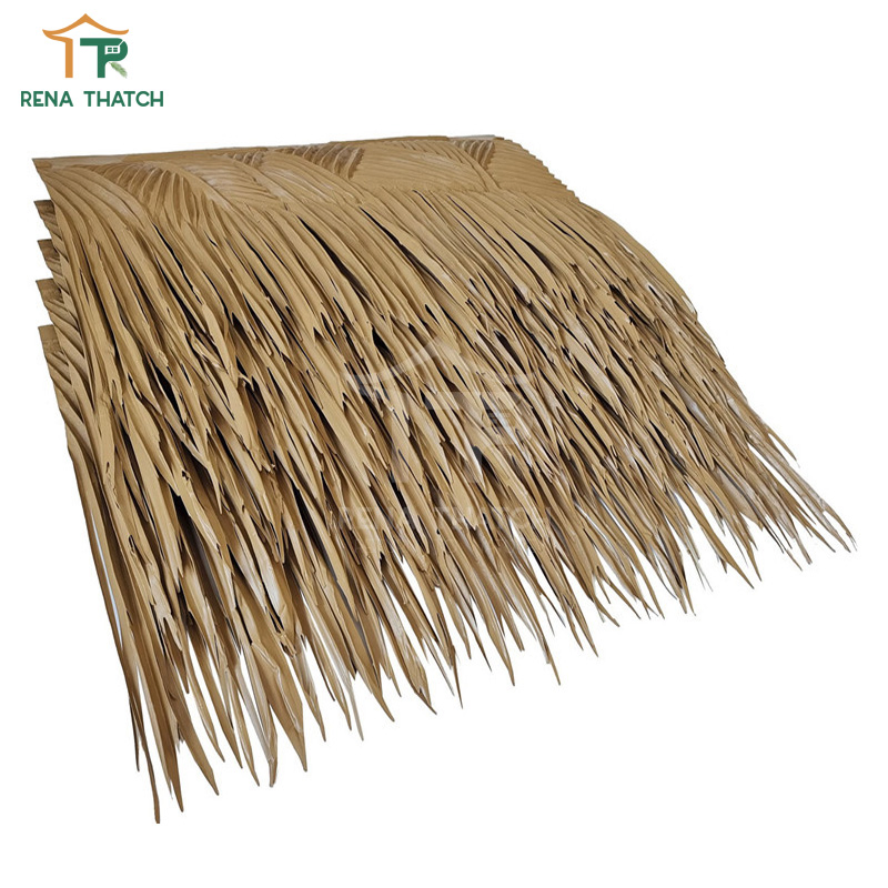Synthetic Palm Leaf Roof Beach Endureed Viva Palm Emulation Palm Leaf Thatch Palma