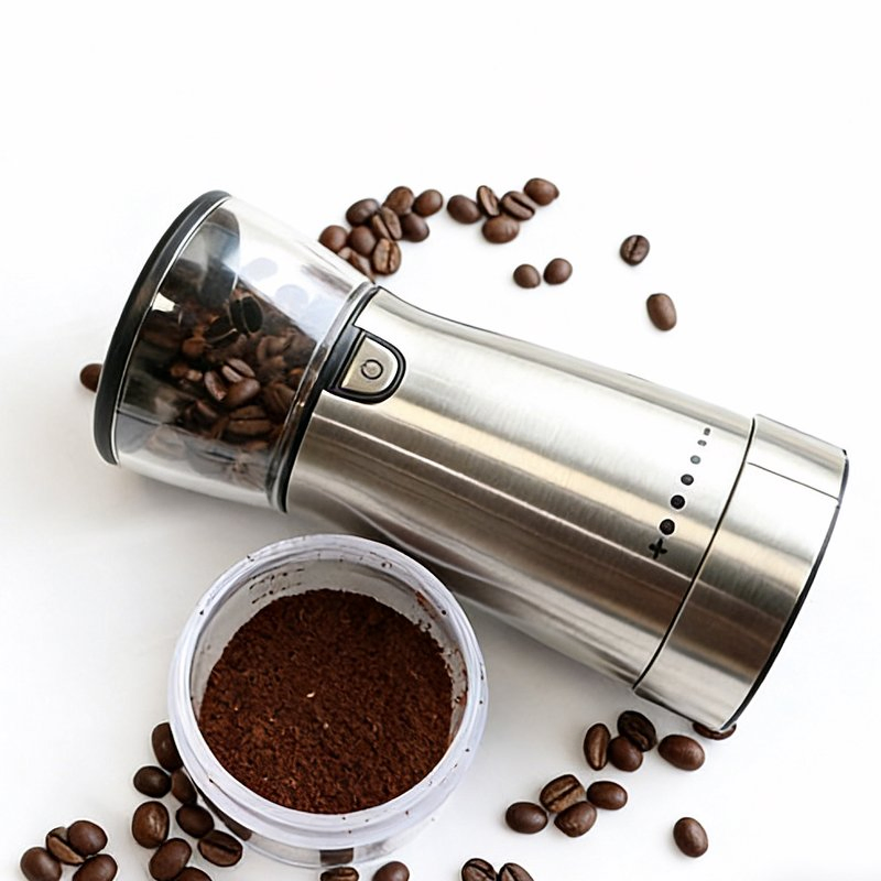Rechargeable Stainless Steel Electric Coffee Grinder Home Office and Travel Use
