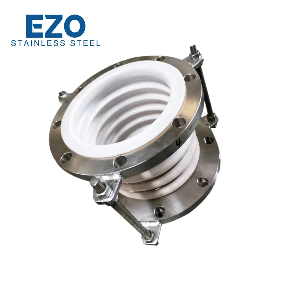 Stainless Steel Limit Rods Metal Bellow Transflex Expansion Joint Double Flange Compensator Dismantling Piece