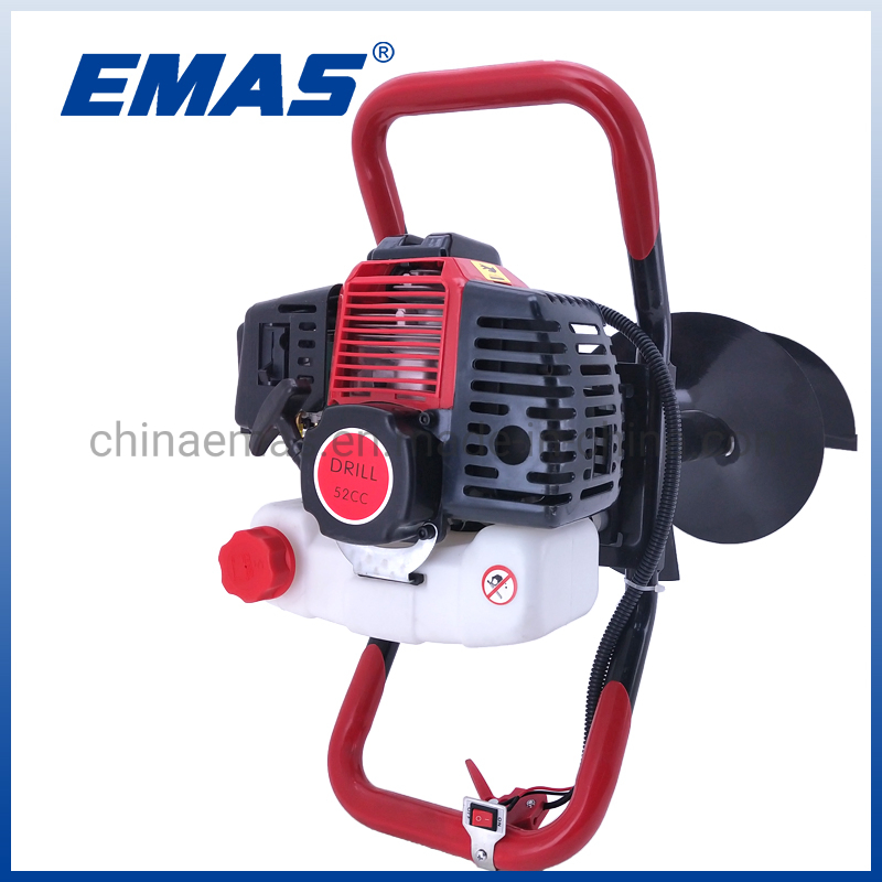 Factory Price Earth Auger Hole Digger with 2 Stroke Engine 52cc Factory Price