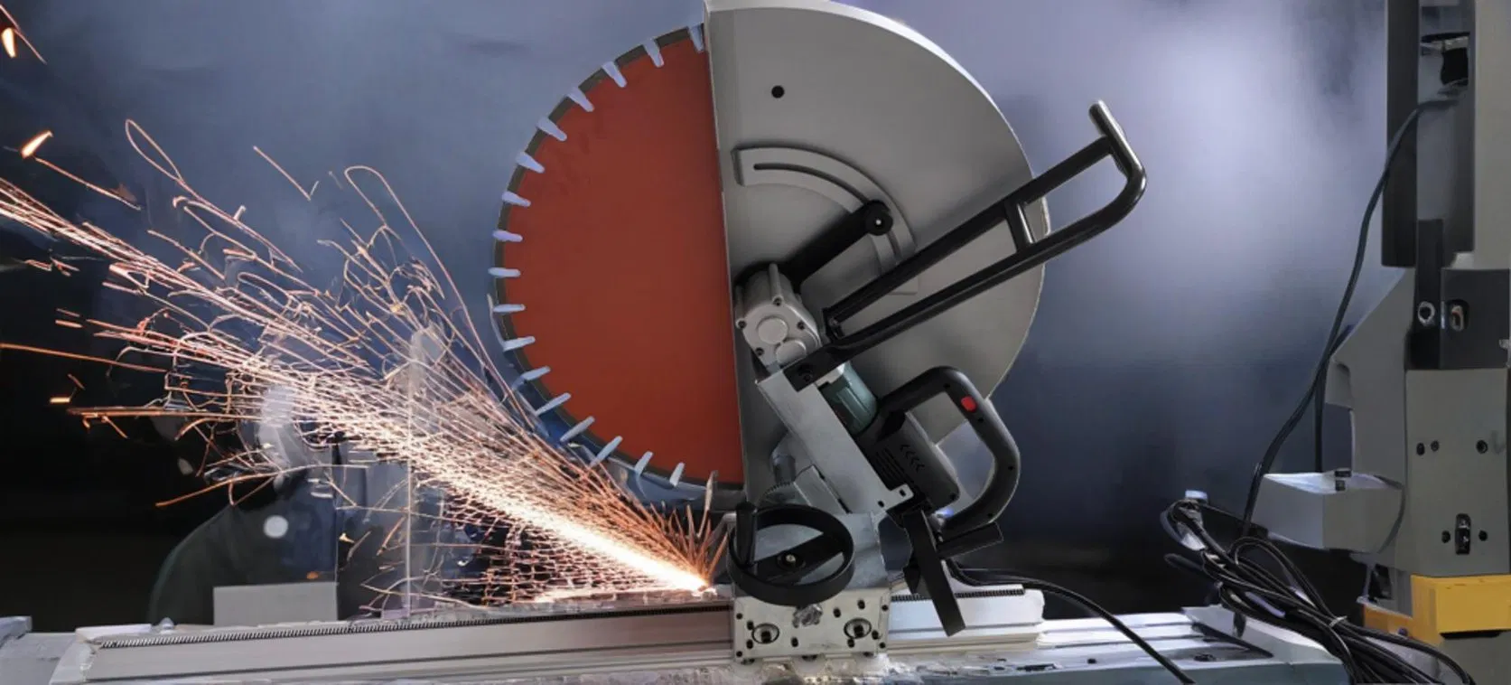 6000W Electric Circular Saw 28 Inch Concrete Saw with 2.4m Guide Rail