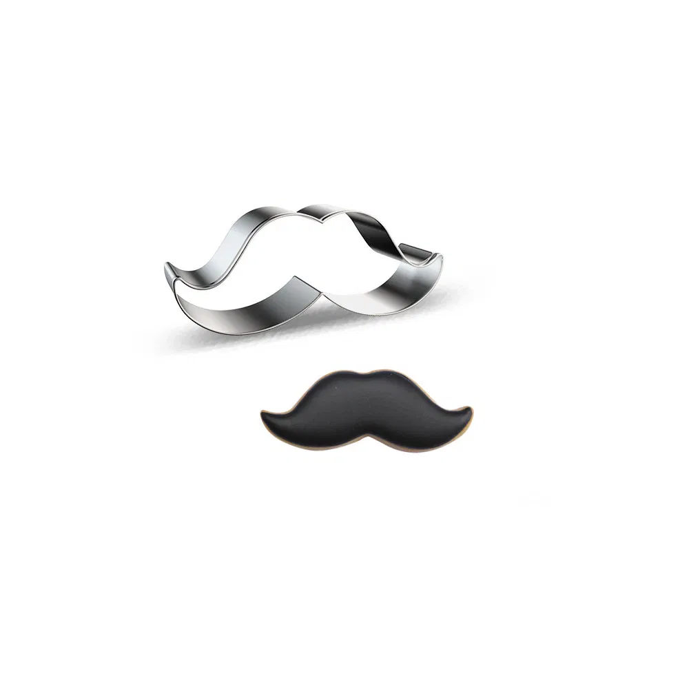 Metal Beard Sugar Frosting Iced Icing Biscuit Handmade Party Tools Baking Supplies Fondant Stainless Steel Mustache Cookie Cutter