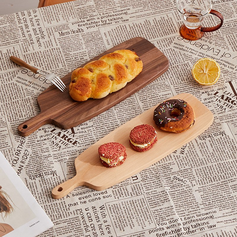 Разделочная доска из акации с ручкой