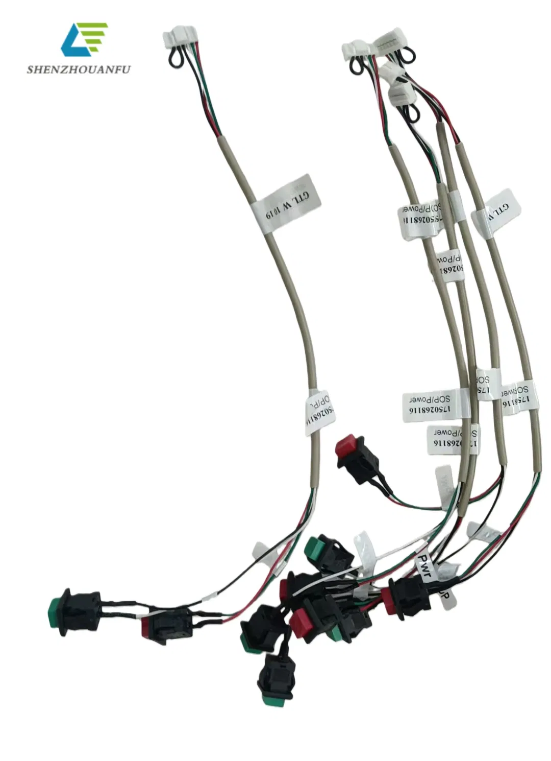 Wincor ATM Cable 01750188816 280 LCD 12VDC Power Cable with Switch