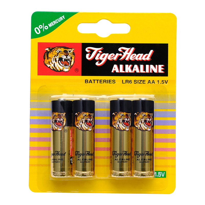 Tiger Head Lr6 Dry Cell Torch Pilas Flashlight AA Alkaline Battery