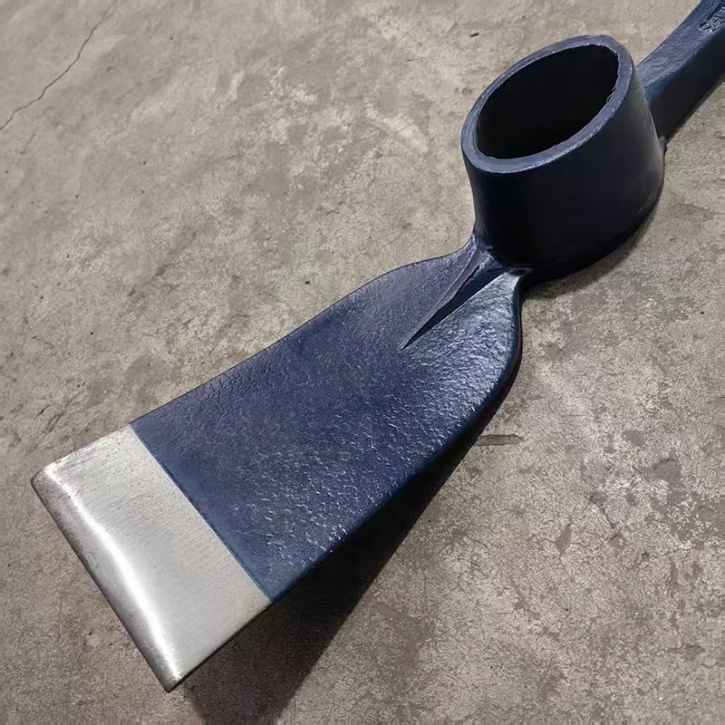 Forged Railway Steel Multi-Purpose Agricultural Construction Tool Garden Camping Pickaxe