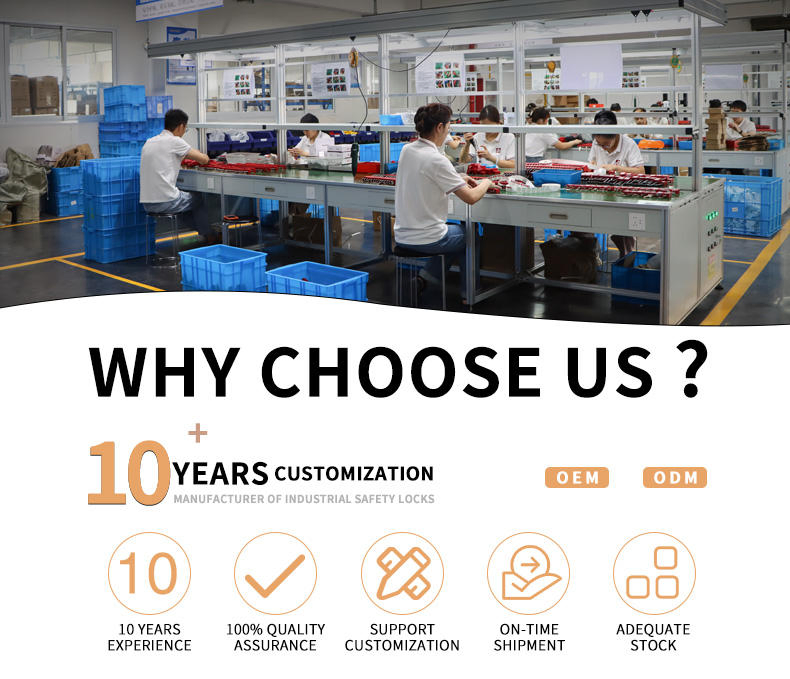 High-Quality OEM Steel Lockout Padlock for Safety Devices