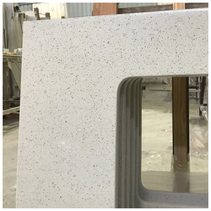 Sparkling White Quartz Vanity Tops