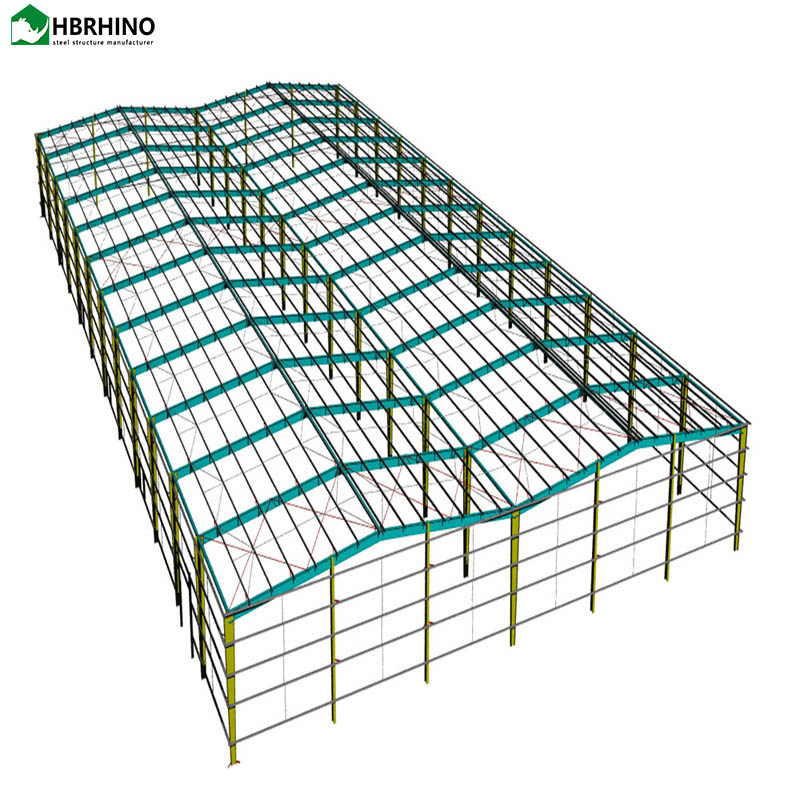 China Best Material Steel Structure Prefabricated Car Garage Warehouse Sale Steel Structure Buliding Grid Steel Structure Warehouse Factory