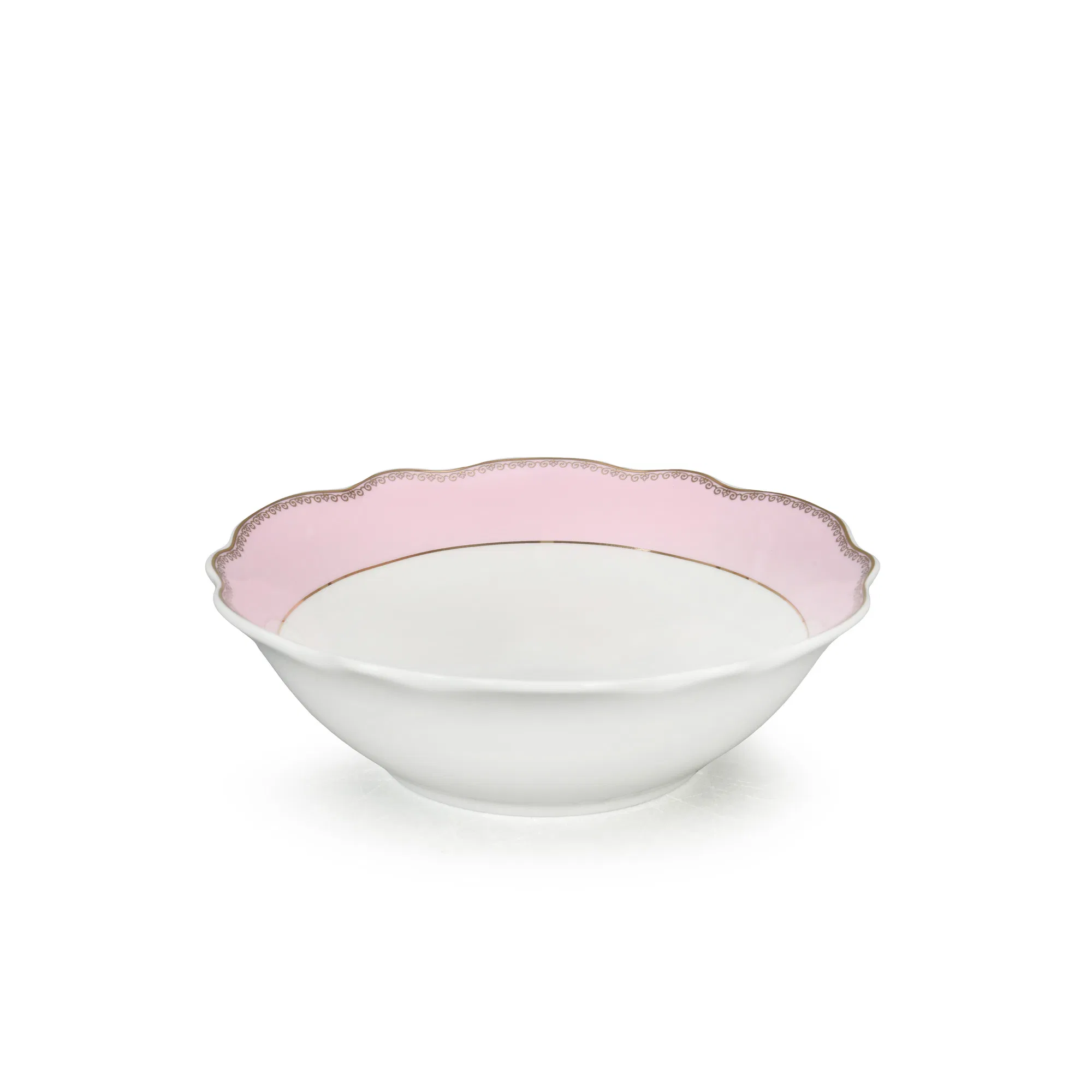 Elegant Floral Shaped Ceramic Soup Bowl for Stylish Dining