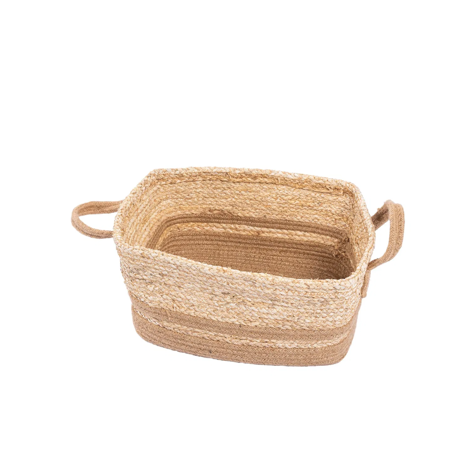 Wholesale Handmade Storage Woven Round Corn Skin Storage Baskets Round Shape Baskets