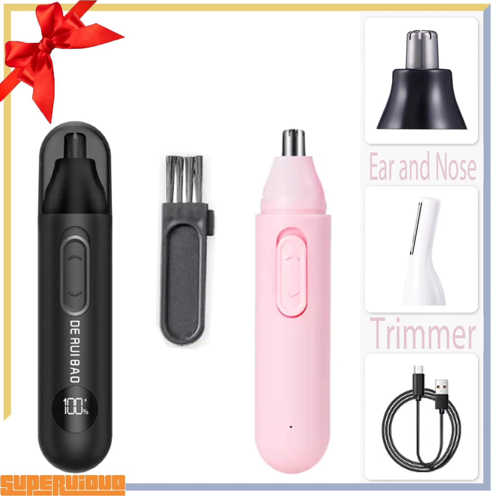 Reliable Long-Life Battery Operated Ear and Nose Trimmer