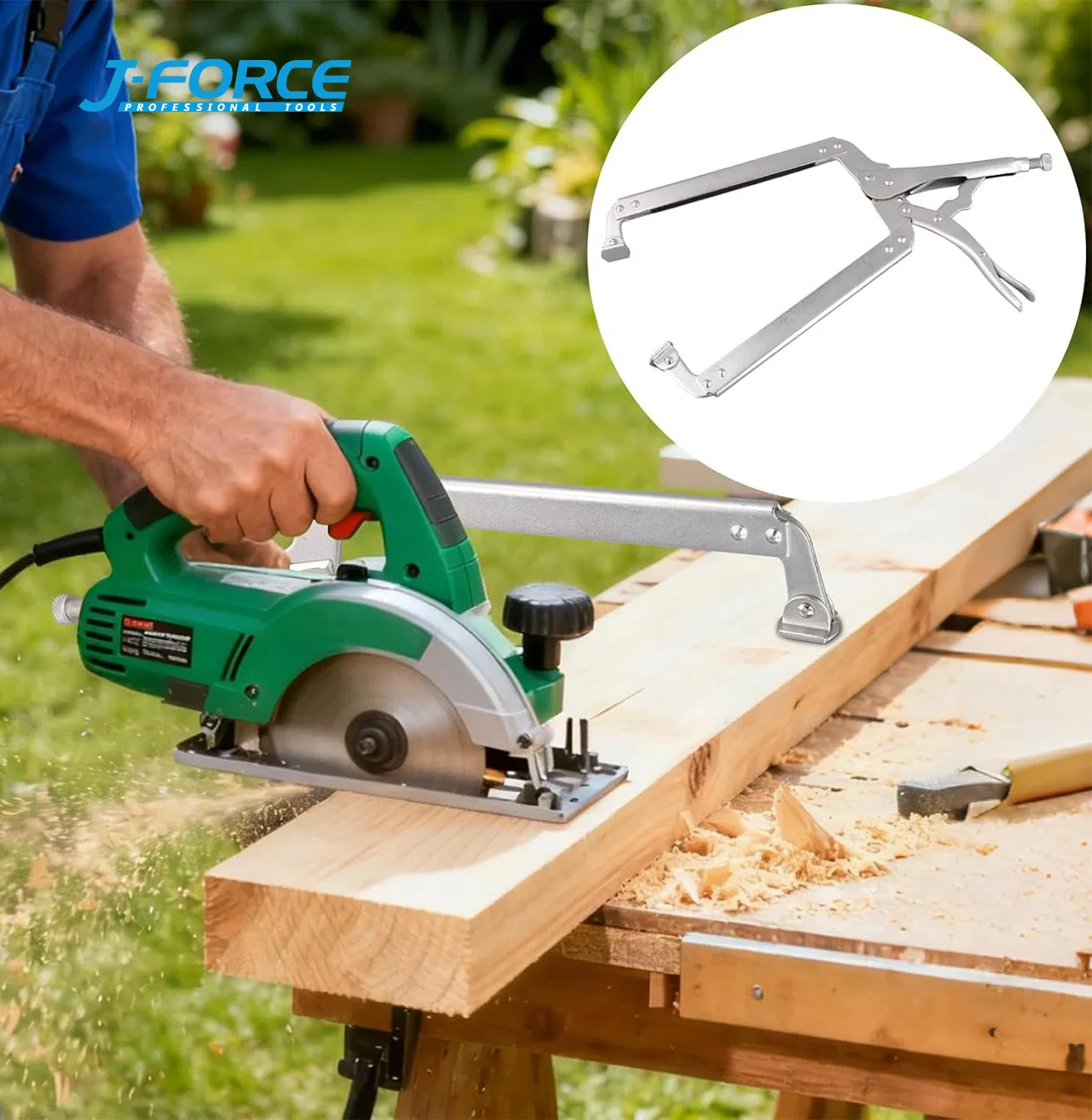 Heavy Duty Welding C Clamp Pliers C-Type Welding Pliers 18'' with Swivel Pads