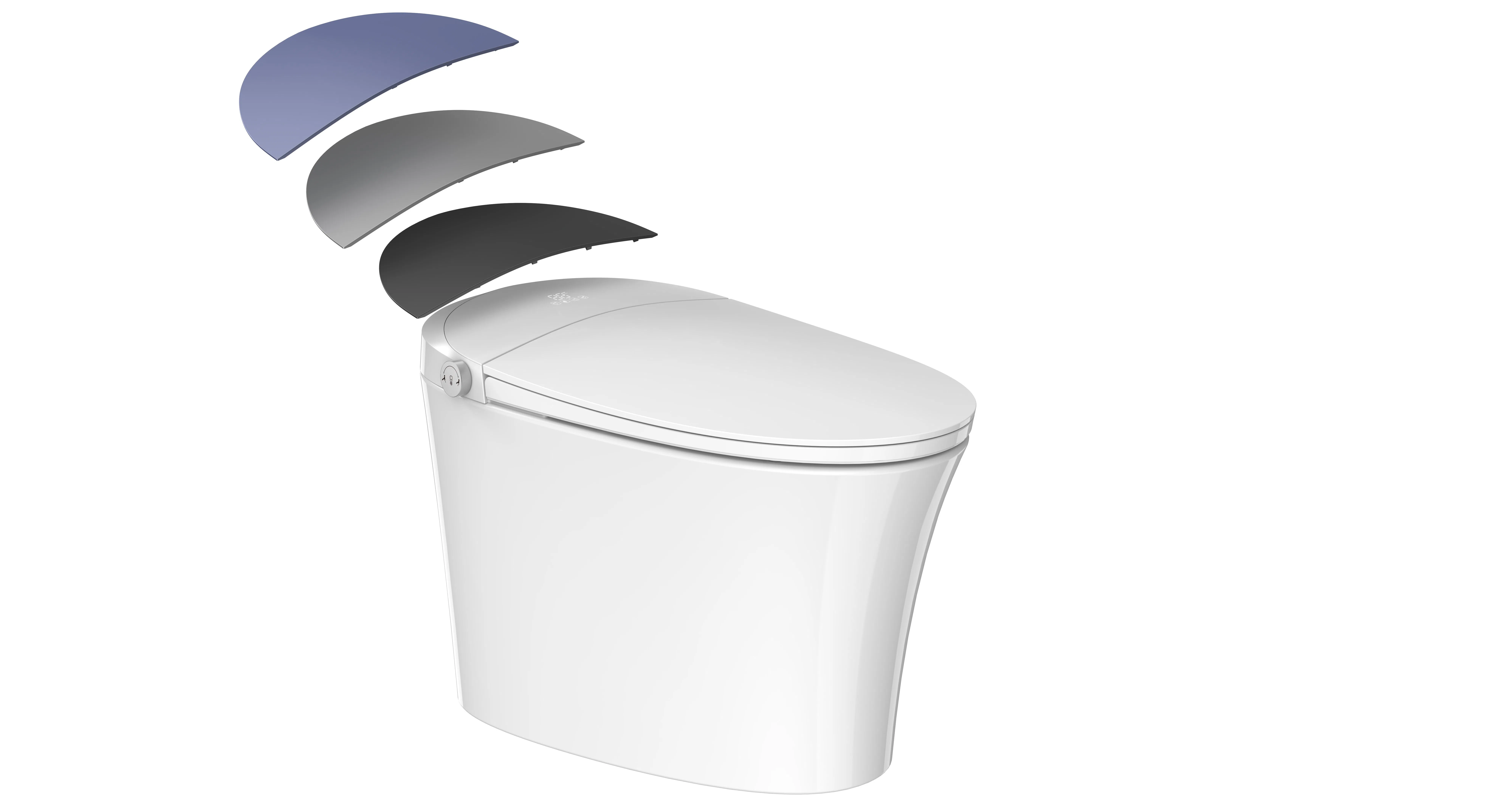 Tejjer One-Piece Smart Toilet with LED Display, Automatic Flush, Instant Heat, Night Light, Seat Heat