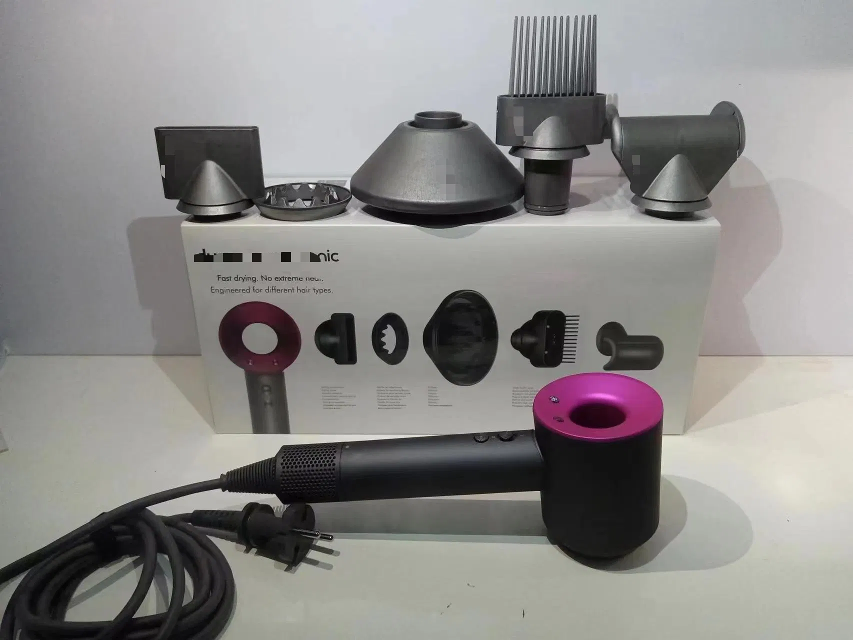 HD07 Hair Dryer Intelligent Temperature Control Combination Nozzle