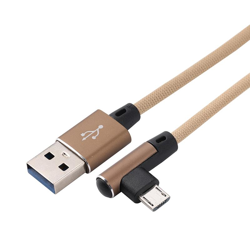 Wistar Color Series 90-Degree USB-a to Type-C Charging Cable