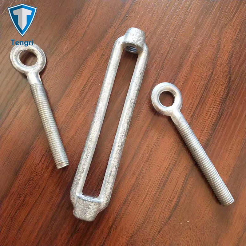 Hot Selling 3/8'' Casting Steel Eye and Eye Turnbuckle Electro Galvanized Turnbuckle