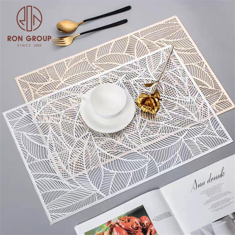 Wedding Pads Flower Decorative Restaurant Dinner Table Mats for Dining Table
