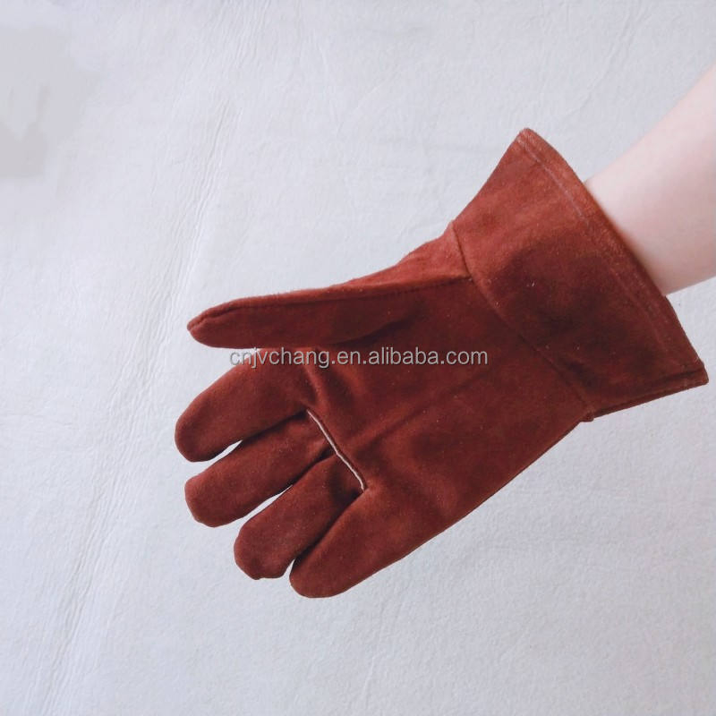 Premium BBQ Heat Resistant Cowhide Leather Cooking Gloves
