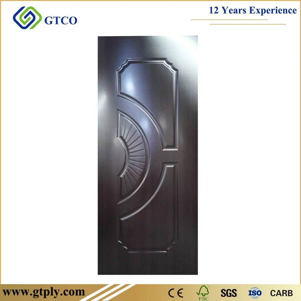 White Premier / Wenge / Wood Veneer / Melamine Moulded HDF Door Skin