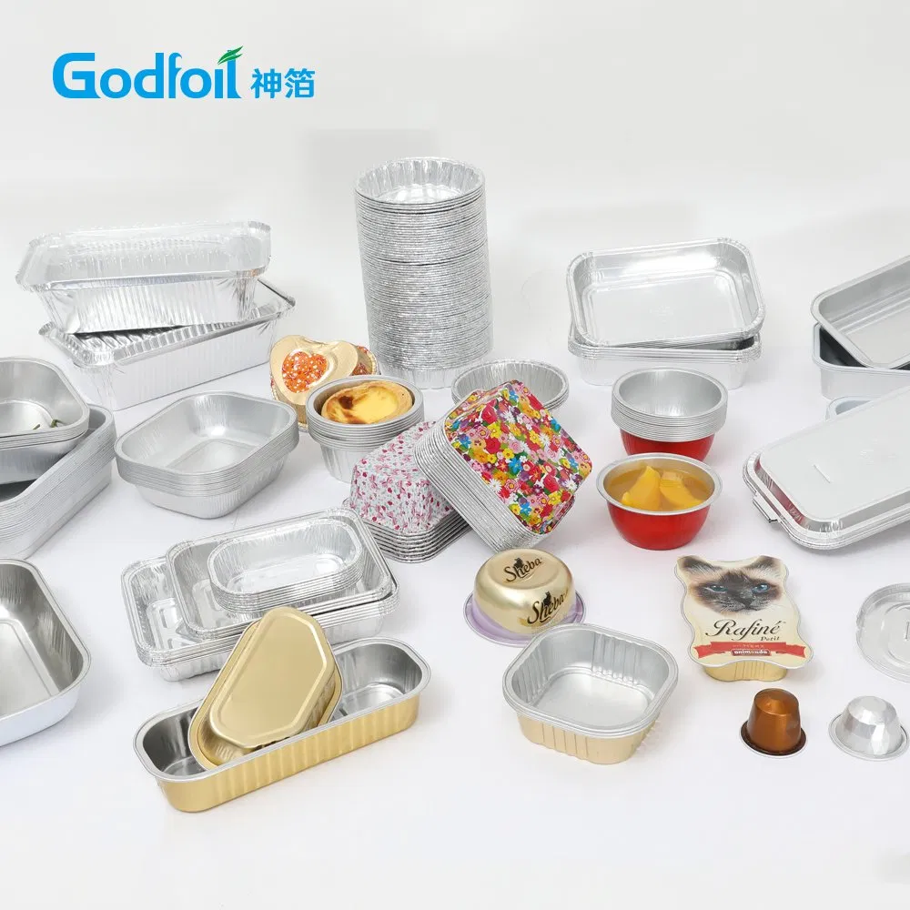 Disposable Aluminum Foil BBQ Grilling Baking Food Trays, Container