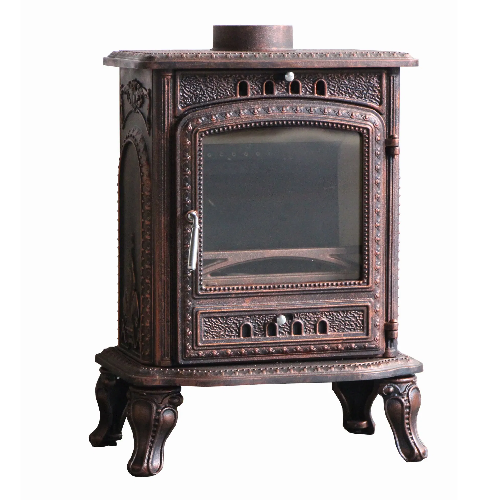Чугунный камин S204M Antique Bronze, Defra Approved