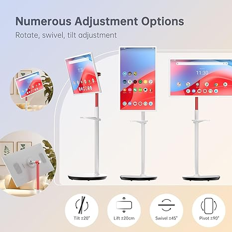 Hot Selling 27-Inch Wireless Portable Touch Screen Mobile TV180-Degree Rotation