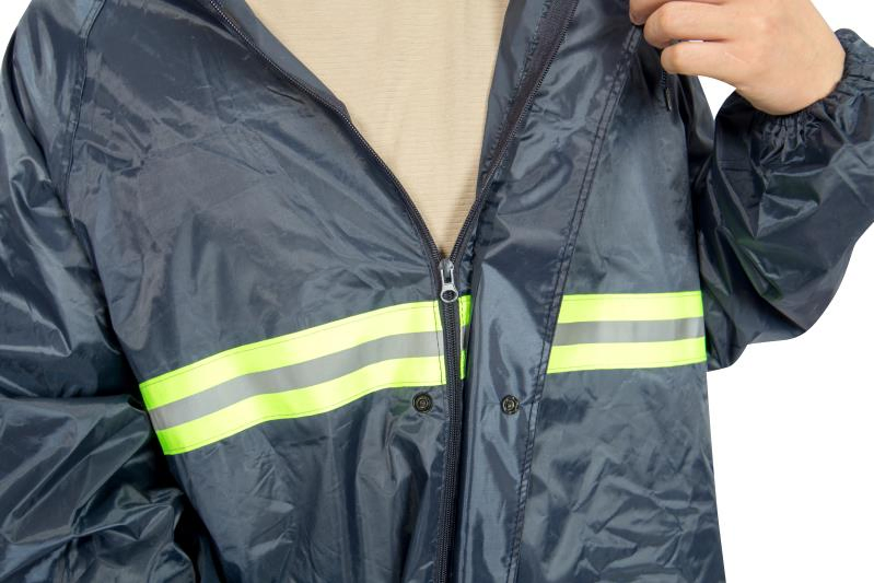 Waterproof Reflective Strip Rain Suit with Waterproof Pant
