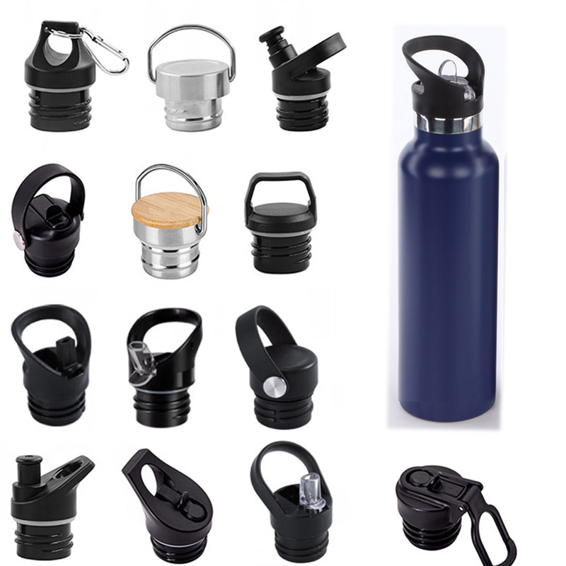 Eco Friendly Premium Bamboo Lid Stainless Steel Double Wall Reusable Vacuum Flask