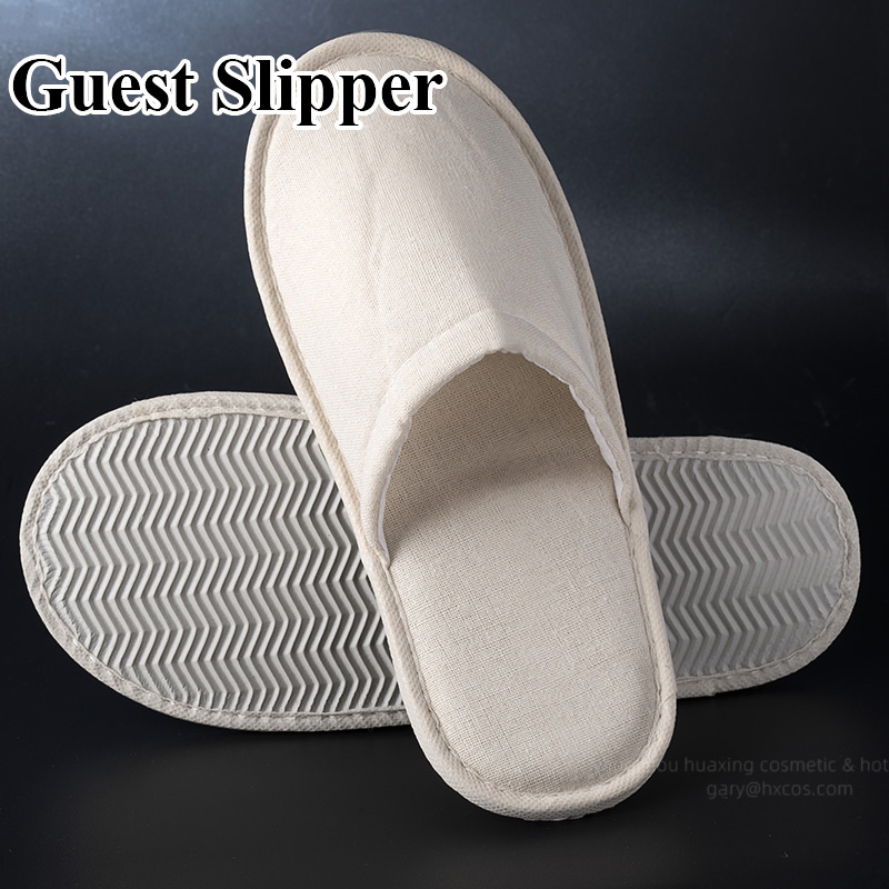 Disposable Hotel Slippers for Guests Bulk Slipper Pack for Hotel SPA Travel Closed Toe