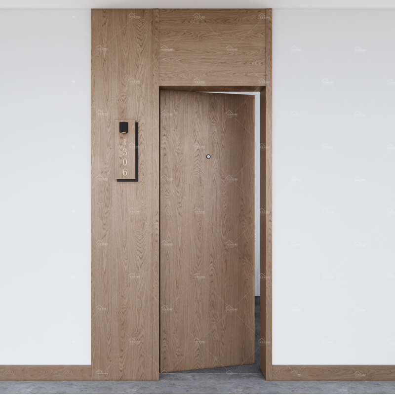 England Standard UK Black Hotel Fire Rated Timber Door BS Certified Fd30 Fd60 Internal Fire Resistant Door for Sale