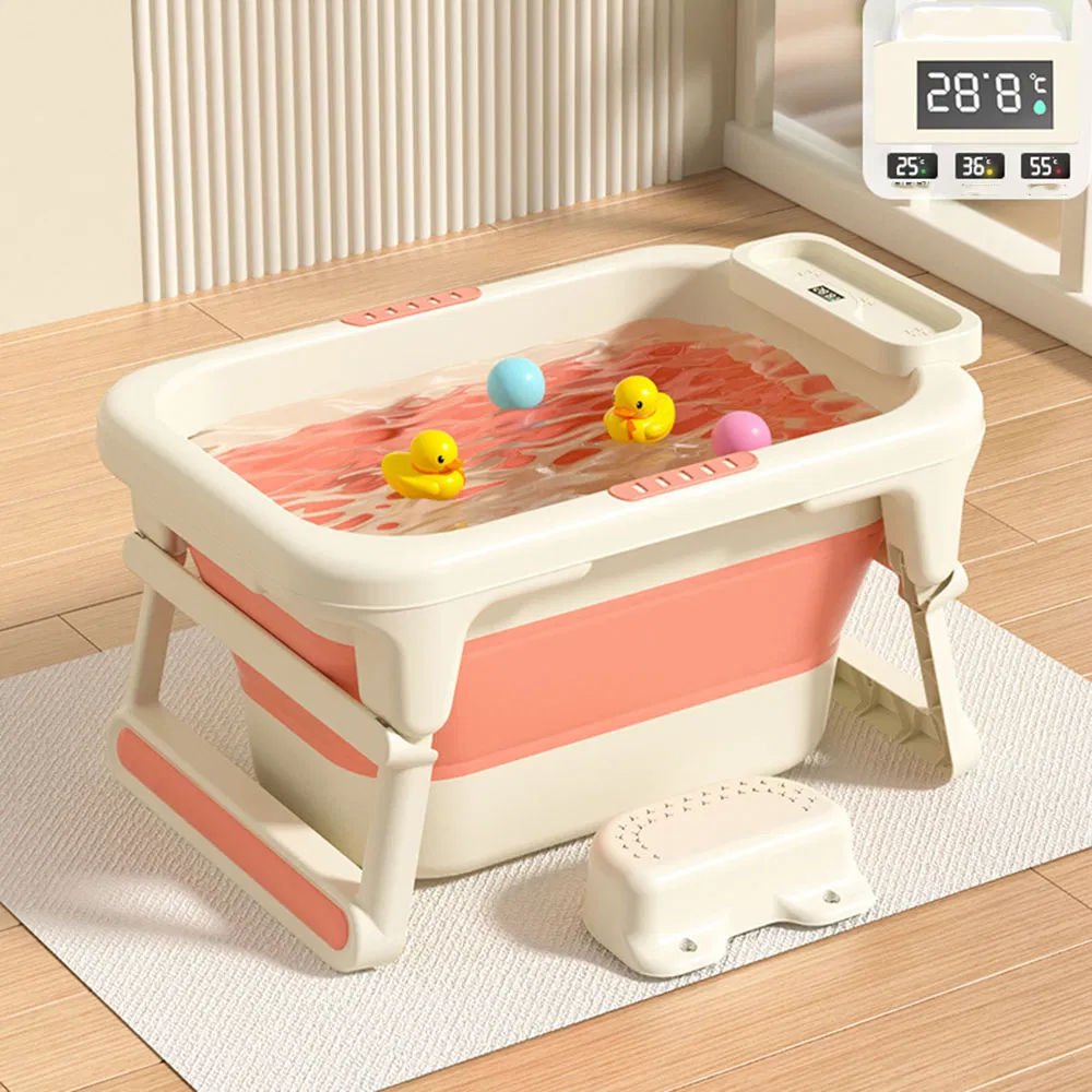 Складная детская ванночка с термоиндикатором
