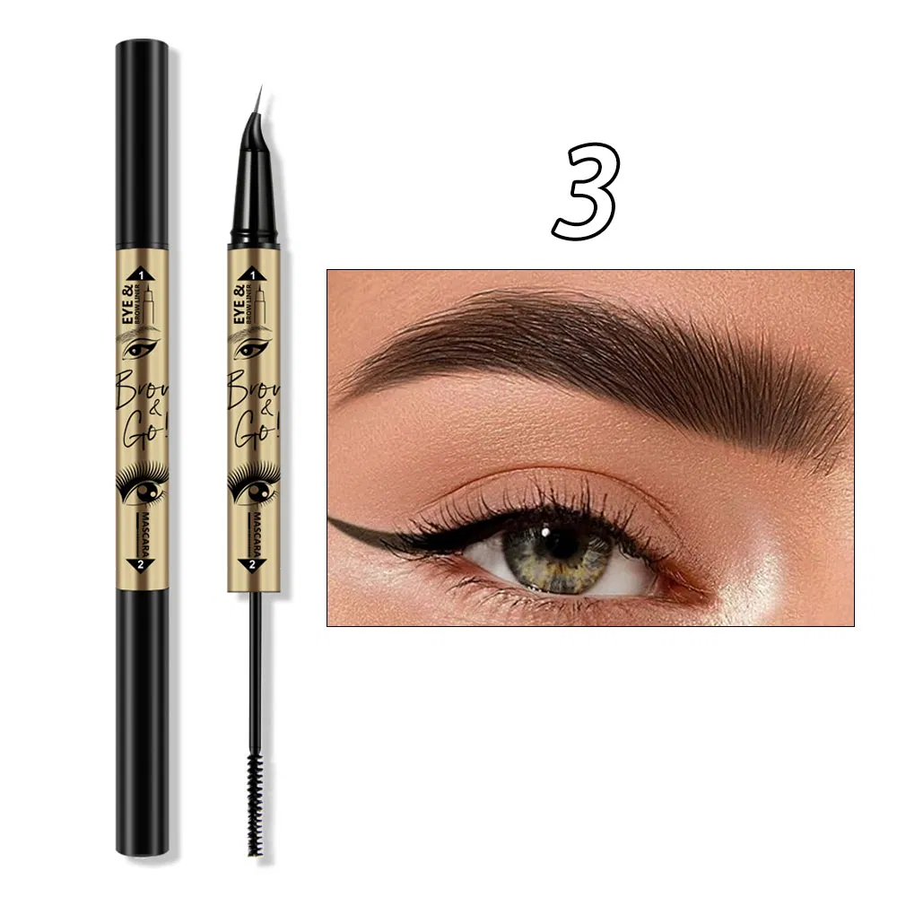 6g 5 Color Eyeliner + Eyebrow Pencil + Mascara Makeup Set