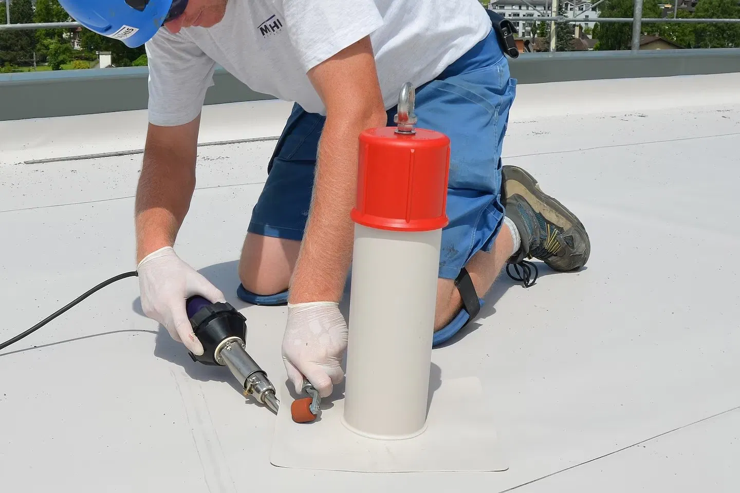 Plastic Hot Air Welding Machine Heat Gun for HDPE