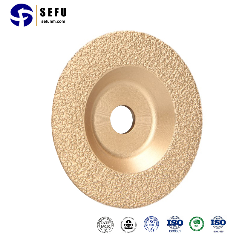 Diamond Coated Tools Factory Vacuum Brazed Cutting Grinding Wheel for Angle Grinder