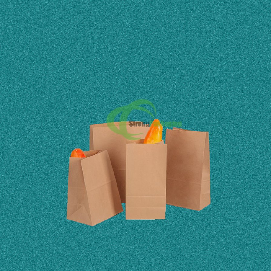 Chirstmas Gift Disposable Custom Printed Brown Kraft Tea Filter Paper Bag