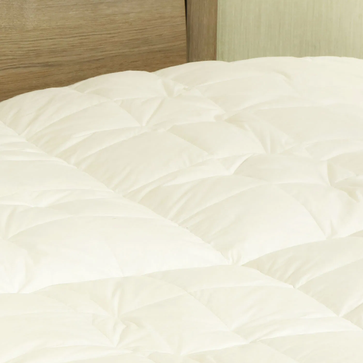 Super Warm Mattress with Double Layer Filled 90% White Duck Down Insert