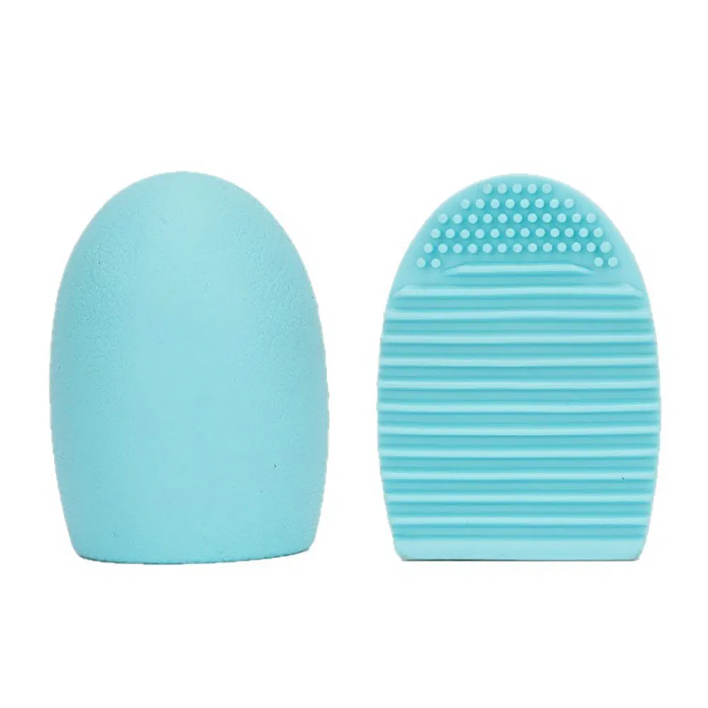 Silicone Brush Cleaner Egg Lazy Portable Rubbing Board Toy Fresh Pad