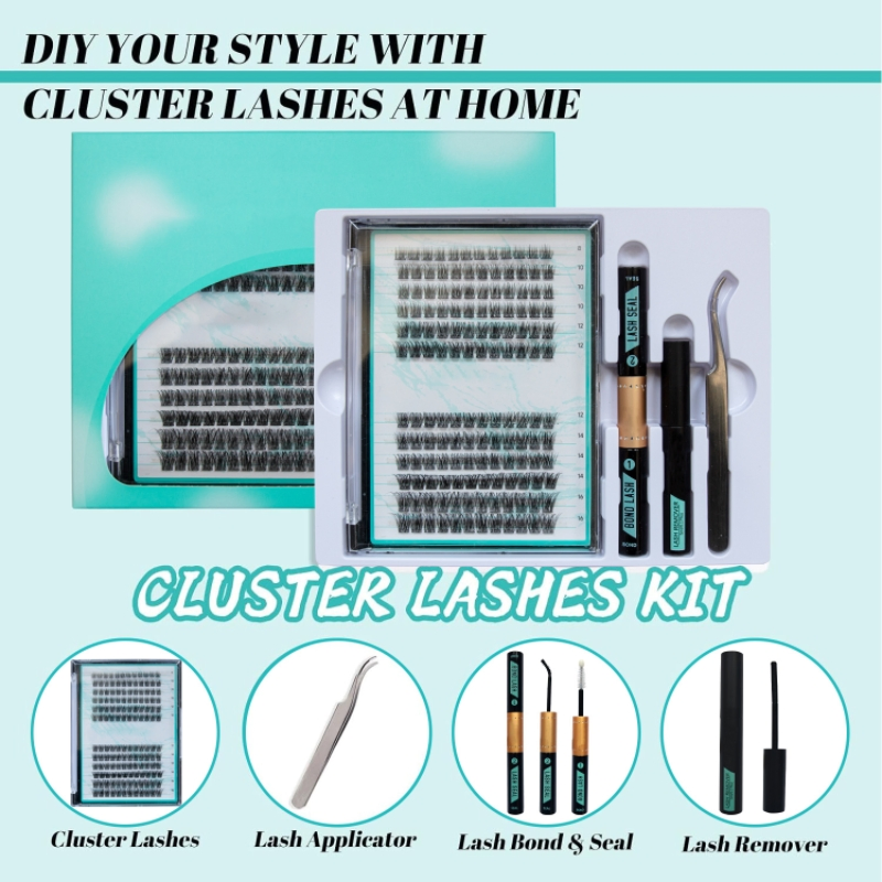 Long-Wearing, Hot-Selling Natural, Authentic and Slender Self-Applied False Eyelash Grafting Kit