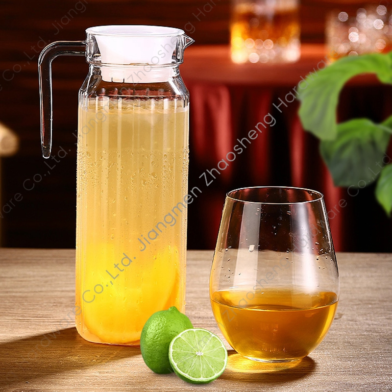 Home Kitchen Drinkware Clear Plastic Juice Tea Jug Water Pitcher