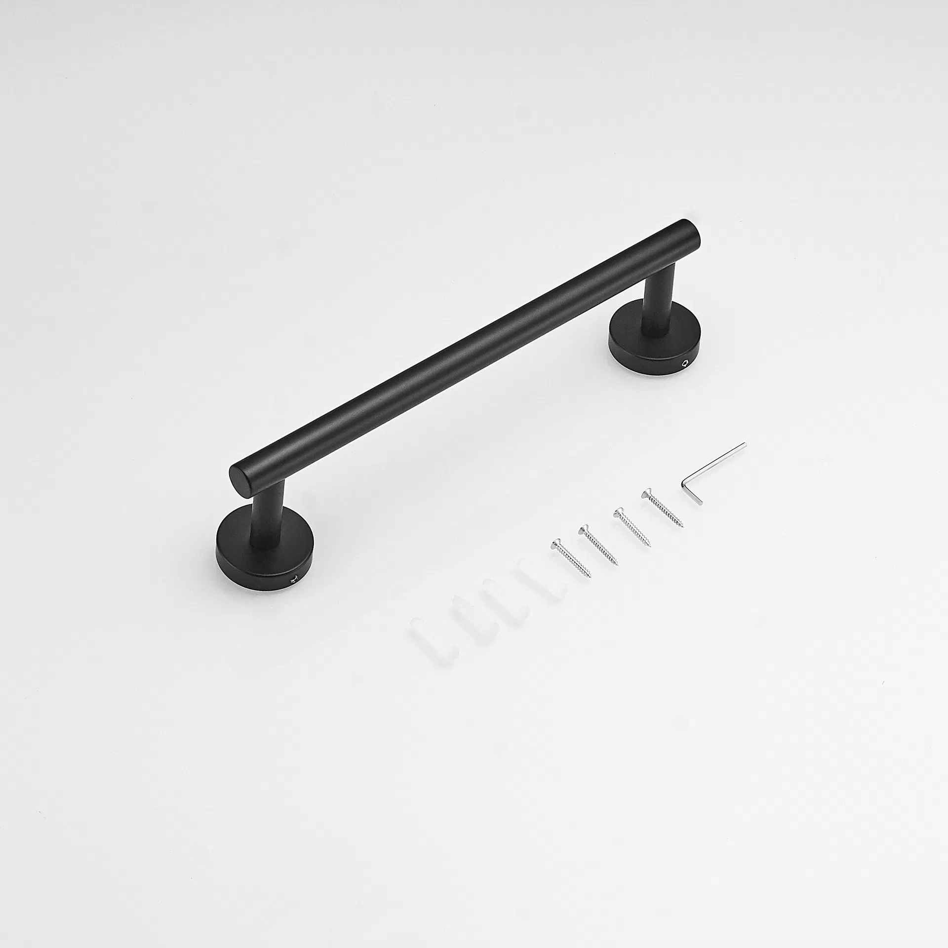 Modern Design 304 Stainless Steel Towel Rack Wall Hanging Pendant Storage with Bar for Hotel Bathrooms