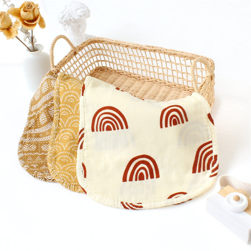 Cotton Terry Cloth Infants & Toddlers Bibs Newborn White Printable Blanks Sublimation Baby Burp Cloth