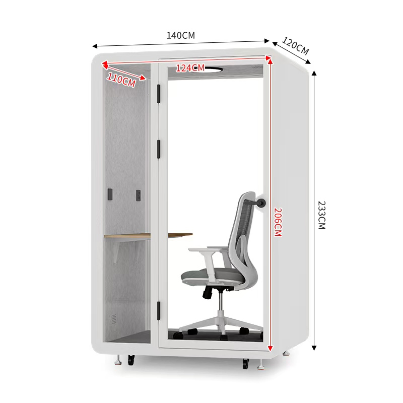 Electronic Decoration for a Telephone Booth and Phone Booth Is Vital for a New Meeting Pod