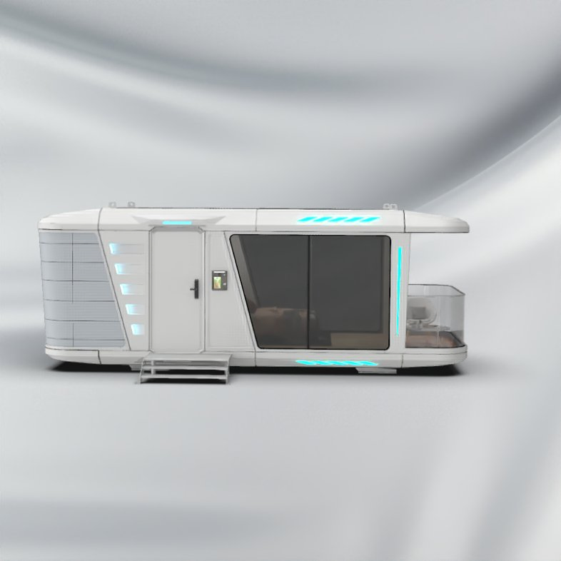 Prefabricated Modular Mobile House Bubble for Ready Made Steel Design and Aluminium Mobile Capsule Mobile House