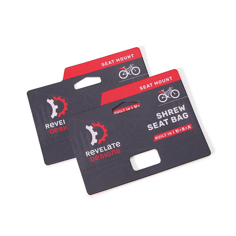 Эко-вешалка из картона с двусторонней печатью