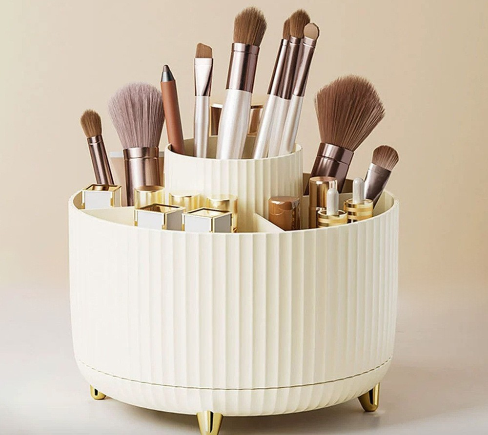 Hot Selling 360 Degree Rotation Desktop Makeup Organizer