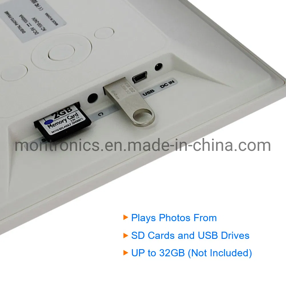 8-Inch Digital Photo Frame, USB, Looped Ad Player
