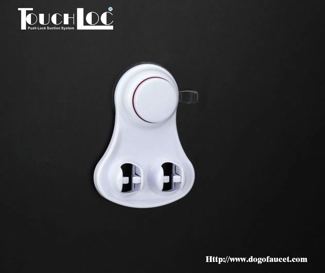 Dg-Sf1003-C Strong Vacuum Suction Wall Mounted White Toothbrush Hanger