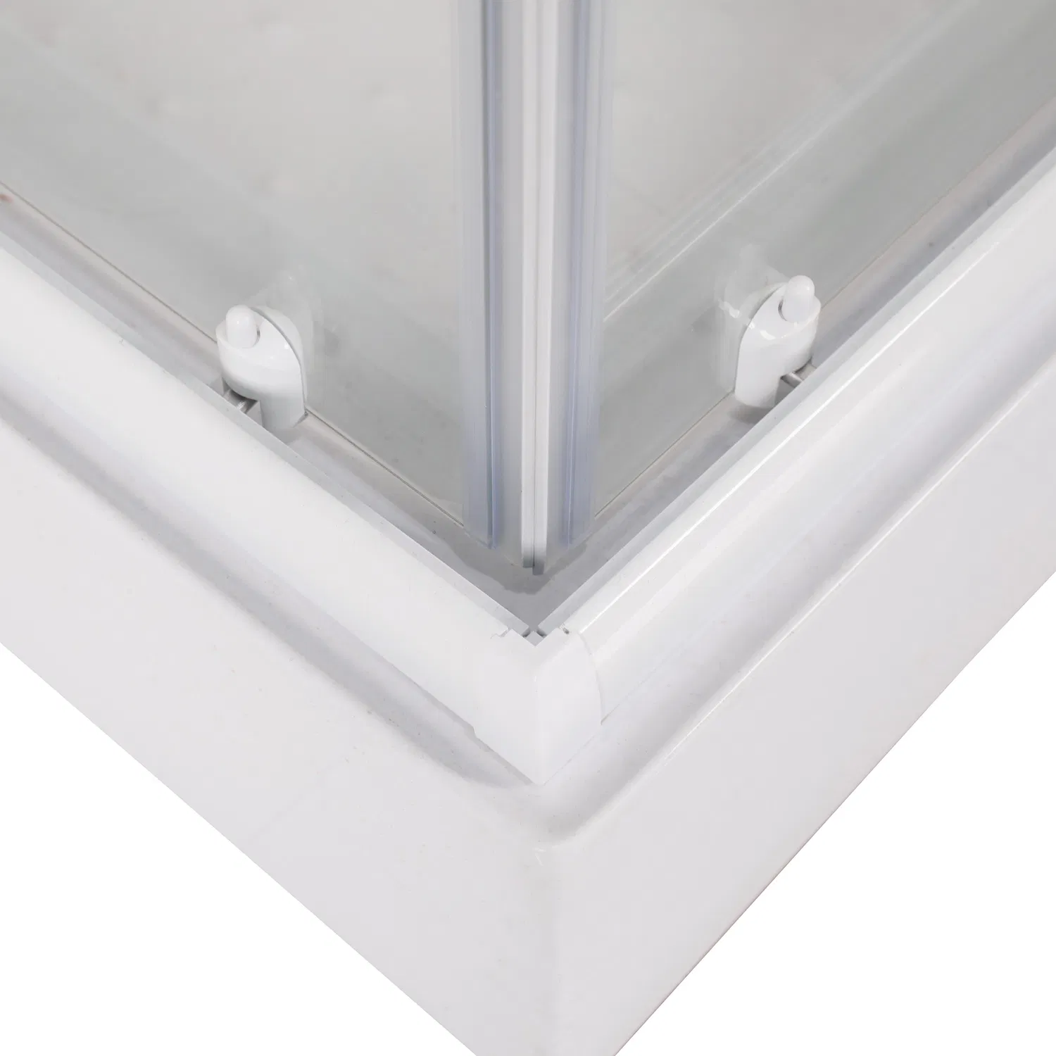 Exceed Simple Design Bathroom Aluminium Tempered Glass Hinge Shower Enclosure Shower Room